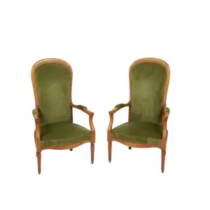 Fauteuil Voltaire vert