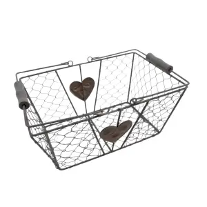 Panier romance en fer
