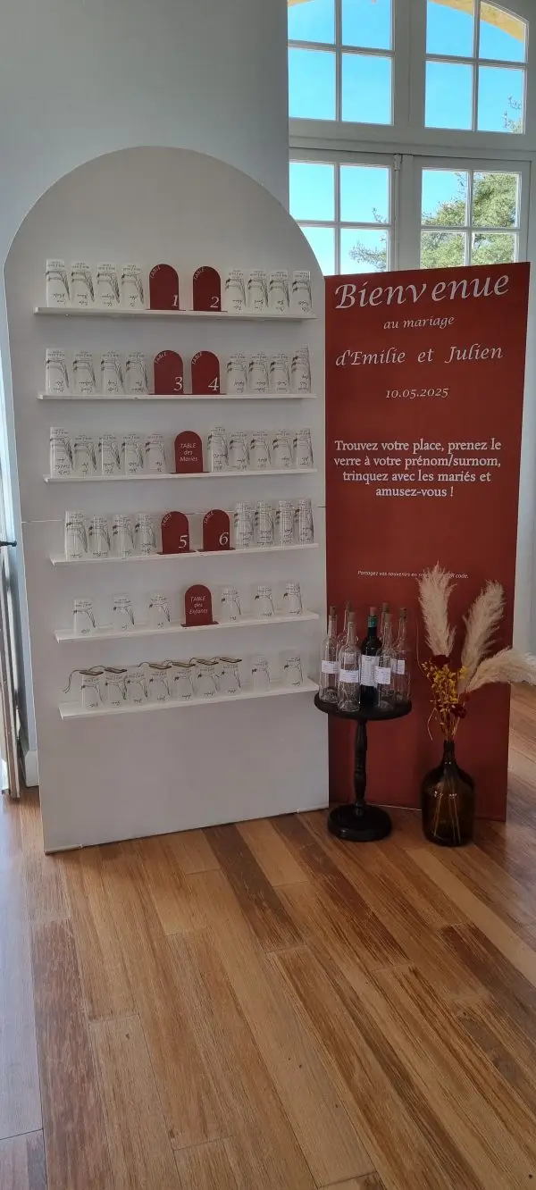 Plan de table / Mur de champagne – Image 2