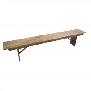 Banc de cérémonie rustique
