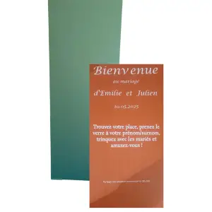 Panneau de couleur à personnaliser