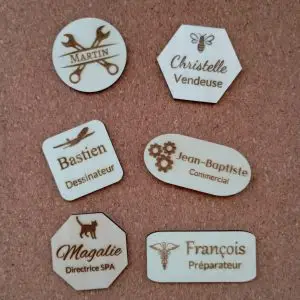 Badge aimanté