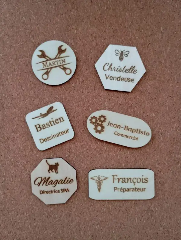 Badge pro personnalisable