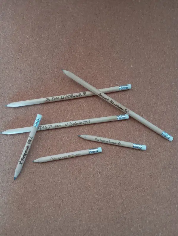 Crayon à papier personnalisable
