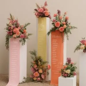 Tour en bois blanche