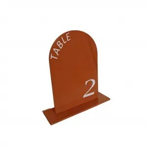 Numéro de table personnalisable