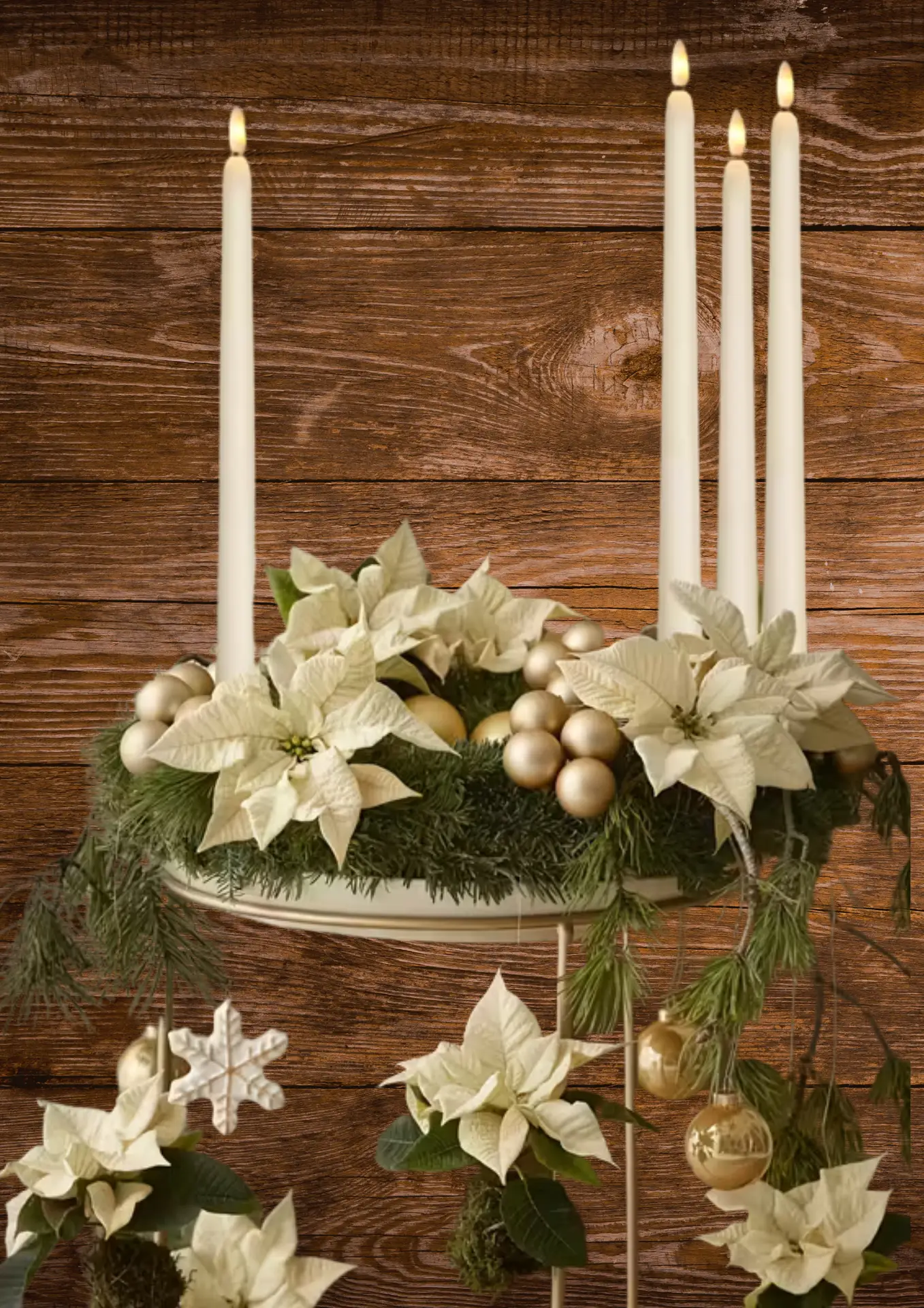 Bougies LED proposées à la location pour un mariage