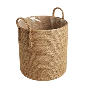 Grand panier tressé