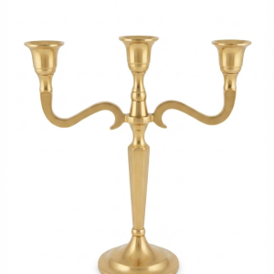 Chandelier doré triple